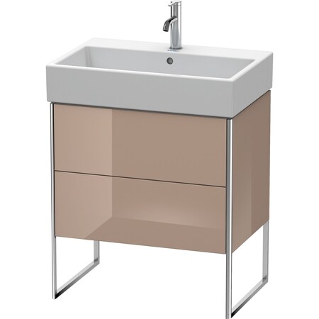 Duravit Xsquare Floor Standing Vanity Unit Jade High Gloss XS447400303